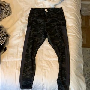 Fabletics powerhold leggings with mesh detail